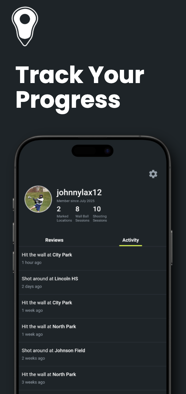 PlayLax App Screenshot - Profile